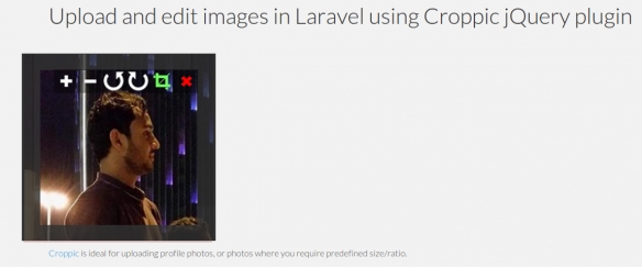 Facebook Like Profile Photo Upload in Laravel 5 using Jquery Croppic Plugin